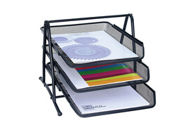 Briefkorb Drahtmetall schwarz, Art.-Nr. A693059 - Paterno B2B-Shop