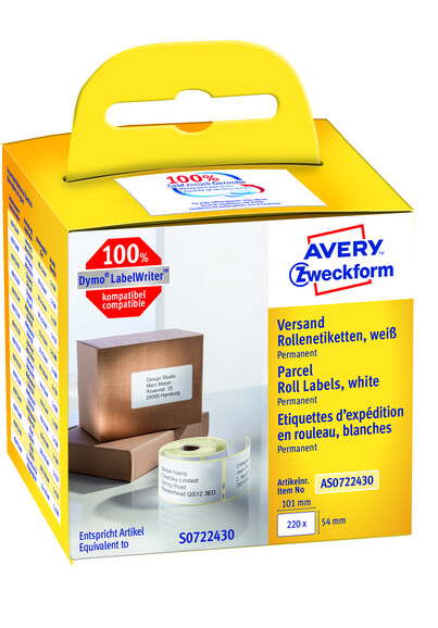 Rollenetiketten ZWF &quot;Versenden&quot; 101x54mm, Art.-Nr. AS0722430 - Paterno B2B-Shop