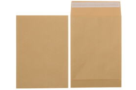 Faltentaschen Öki B4 SV 140 gr. braun, Art.-Nr. B4T-P150 - Paterno B2B-Shop