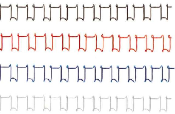 Drahtbinderücken A4 14mm weiss, Art.-Nr. BD21U14-WS - Paterno B2B-Shop