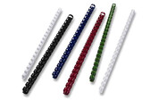 Plastikbinderücken A4 10 mm rund schwarz, Art.-Nr. BR21U10-SW - Paterno B2B-Shop