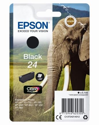 Epson Claria Ink Nr.24 photo black, Art.-Nr. C13T24214012 - Paterno B2B-Shop