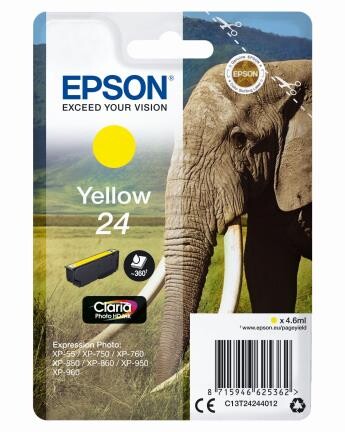 Epson Claria Ink Nr.24 photo yell., Art.-Nr. C13T24244012 - Paterno B2B-Shop