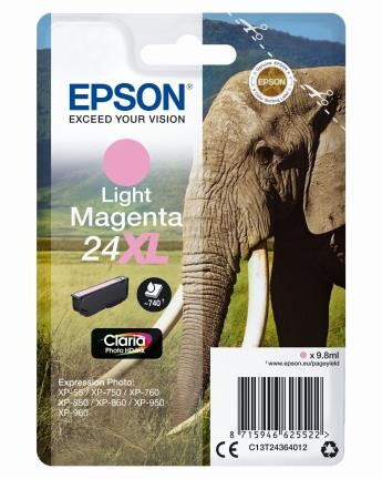 Epson Claria Ink Nr.24XL photo light mag., Art.-Nr. C13T24364012 - Paterno B2B-Shop