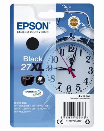 Epson DuraBrite Ultra Ink Nr.27XL black, Art.-Nr. C13T27114012 - Paterno B2B-Shop