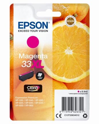 Epson Claria Premium Ink Nr.33XL mag., Art.-Nr. C13T33634012 - Paterno B2B-Shop