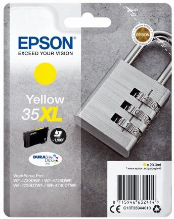 Epson DuraBrite Ultra Ink Nr.35XL yell., Art.-Nr. C13T35944010 - Paterno B2B-Shop