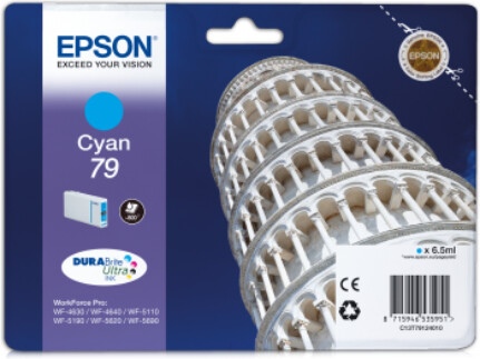 Epson DuraBrite Ultra Ink Nr.79 cyan, Art.-Nr. C13T79124010 - Paterno B2B-Shop