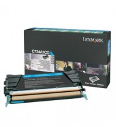 Toner Original Lexmark C734 cyan, Art.-Nr. C734A1-CY - Paterno B2B-Shop