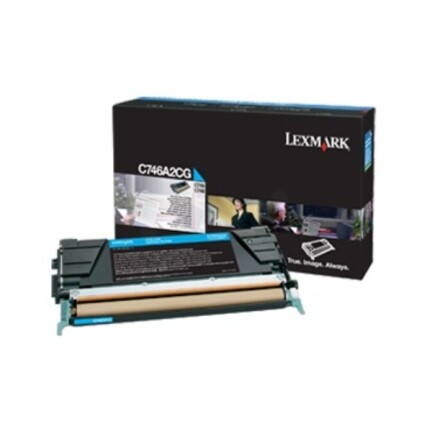 Toner Original Lexmark C746 cyan, Art.-Nr. C746A3-CY - Paterno B2B-Shop