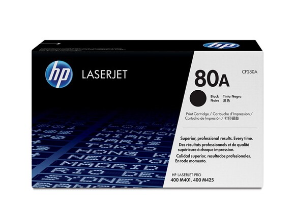 HP LJ Cartridge Nr.80A black 2,56K, Art.-Nr. CF280A - Paterno B2B-Shop