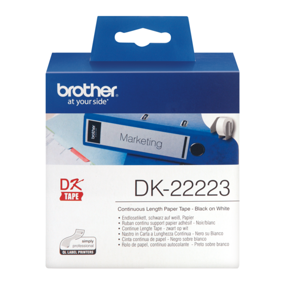Adressetiketten Brother 50mm breit weiss, Art.-Nr. DK22223 - Paterno B2B-Shop