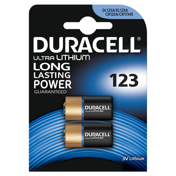 Batterie Duracell Ultra B1, Art.-Nr. DL123A - Paterno B2B-Shop
