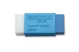 Radiergummi Edding DR 20 blau-weiß, Art.-Nr. DR20 - Paterno B2B-Shop