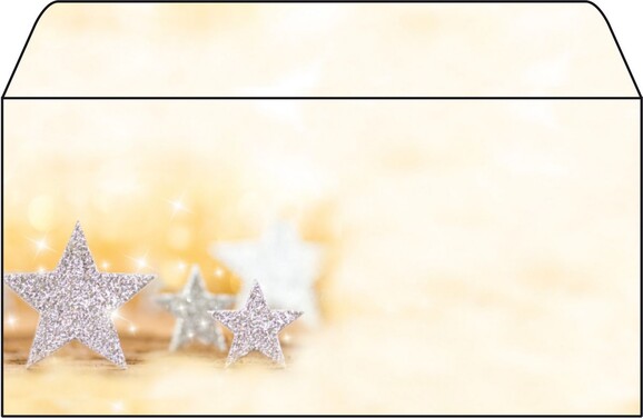 Kuverts Sigel GLITTER STARS, Art.-Nr. DU035 - Paterno B2B-Shop