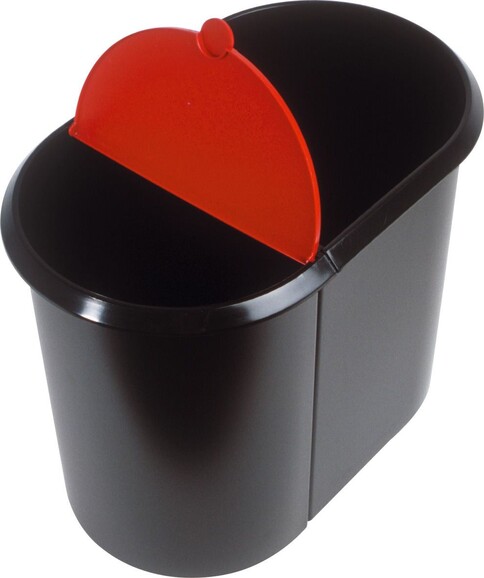Papierkorb Helit Duo System schwarz, Art.-Nr. H61039-SW - Paterno B2B-Shop Papierkorb Helit Duo System schwarz, Art.-Nr. H61039-SW - Paterno B2B-Shop