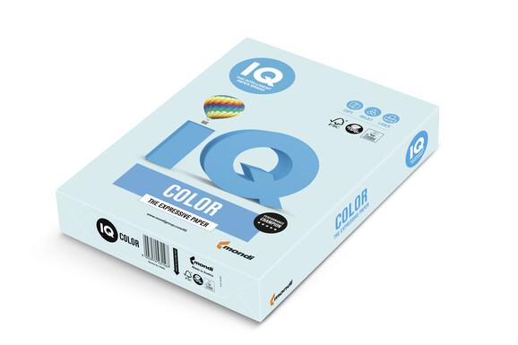 Kopierpapier IQ Color blau BL29 A3 80 gr., Art.-Nr. IQC380-P-BL29 - Paterno B2B-Shop