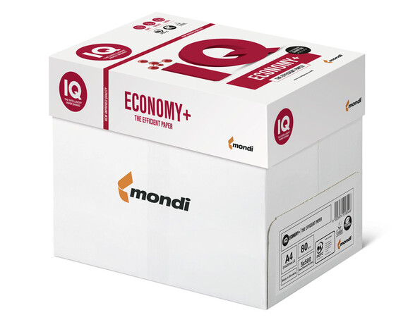 Kopierpapier IQEconomy+ A4 80gr. weiss CIE161, Art.-Nr. IQECO-A4-80 - Paterno B2B-Shop