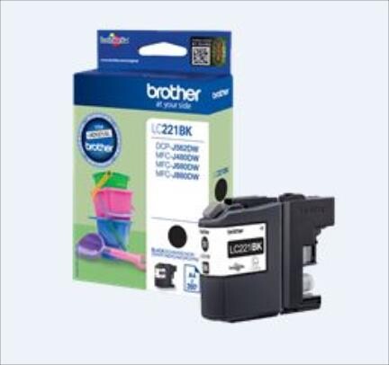 Brother Ink black 260 Seiten, Art.-Nr. LC221BK - Paterno B2B-Shop