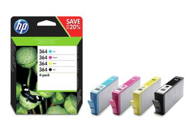 HP Ink CMYK Combo Pack Nr.364 1x4, Art.-Nr. N9J73AE - Paterno B2B-Shop