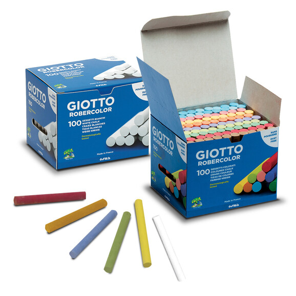 Kreide Rober Color rund farbig sortiert, Art.-Nr. RC-100S - Paterno B2B-Shop