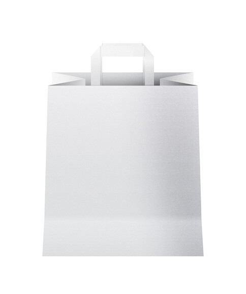 Papiertragetaschen weiss, Art.-Nr. SH32-W - Paterno B2B-Shop