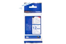 Beschriftungsband Brother 12mm blau auf weiss, Art.-Nr. TZFA3 - Paterno B2B-Shop