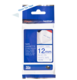 Beschriftungsband Brother 12mm blau auf weiss, Art.-Nr. TZFA3 - Paterno B2B-Shop