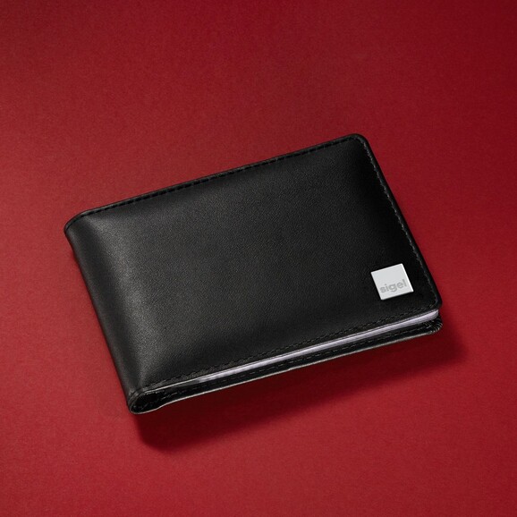 Visitenkartenetui Sigel schwarz Leder Torino, Art.-Nr. VZ201 - Paterno B2B-Shop