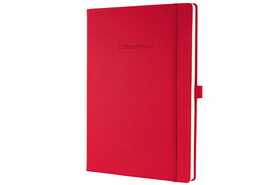 Notizbuch Sigel CONCEPTUM® A4 kar. red, Art.-Nr. CO644 - Paterno B2B-Shop