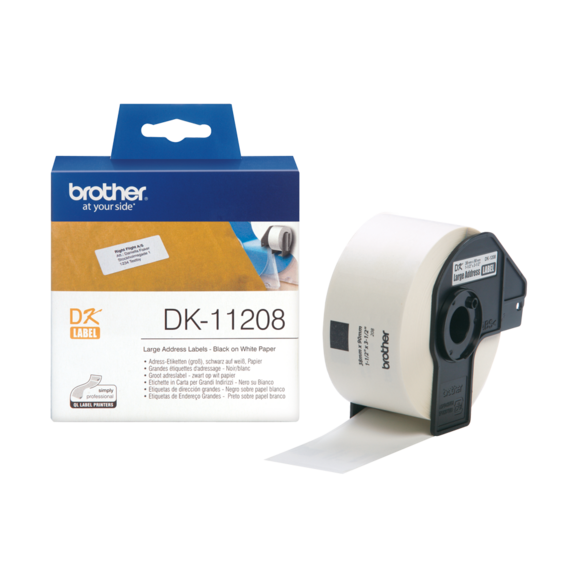 Adressetiketten Brother 38x90 mm, Art.-Nr. DK11208 - Paterno B2B-Shop