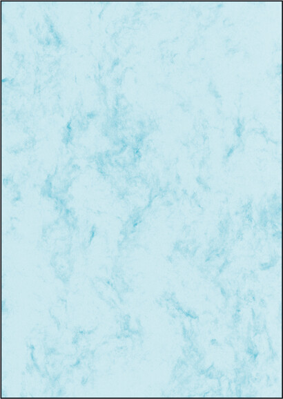 Designpapier Sigel A4 Marmor 200 gr. blau, Art.-Nr. DP551 - Paterno Shop