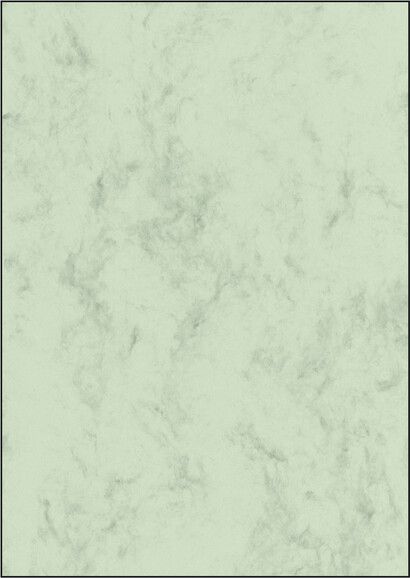 Designpapier Sigel A4 Marmor 200 gr. pastellgrün, Art.-Nr. DP552 - Paterno Shop