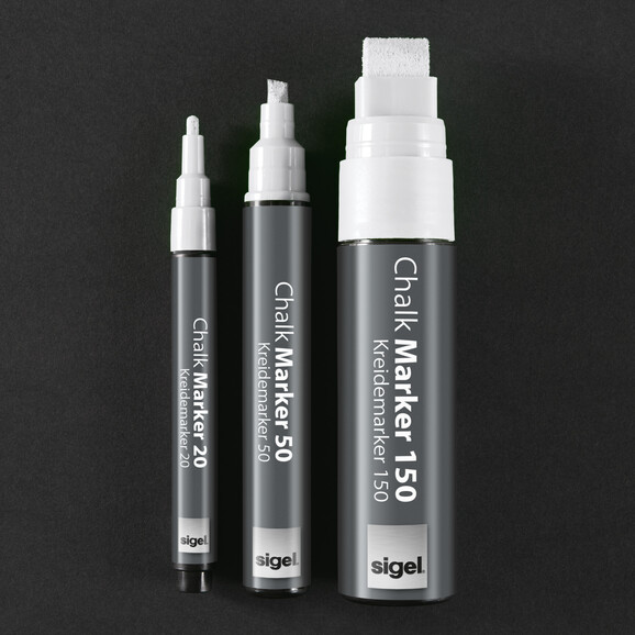 Kreidemarker Sigel ARTVERUM weiß, Art.-Nr. GL181 - Paterno B2B-Shop