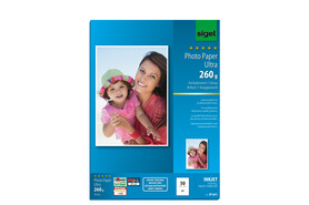 Fotopapier Sigel Inkjet Ultra A4 260 gr., Art.-Nr. IP641 - Paterno B2B-Shop