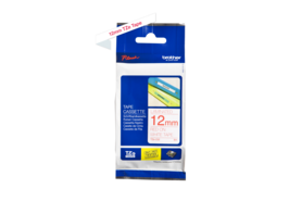 Beschriftungsband Brother 12mm rot auf weiss, Art.-Nr. TZ232 - Paterno B2B-Shop