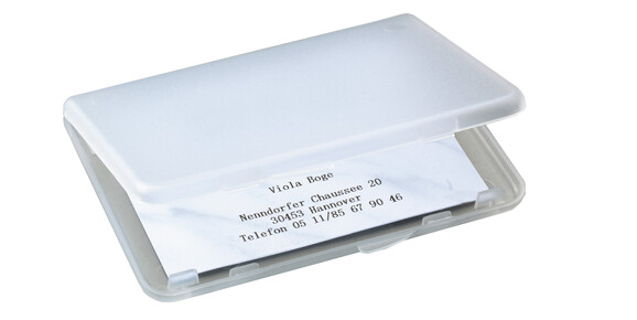 Visitenkartenetui Sigel matt-transparent, Art.-Nr. VA140 - Paterno B2B-Shop