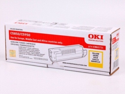 OKI Toner C5850/5950 yell., Art.-Nr. 43865721 - Paterno B2B-Shop