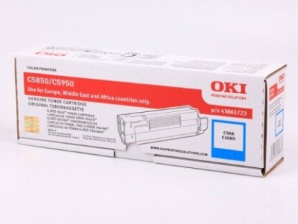 OKI Toner C5850/5950 cyan, Art.-Nr. 43865723 - Paterno B2B-Shop