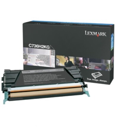 Lexmark Cartridge black 12K, Art.-Nr. C736H2KG - Paterno B2B-Shop