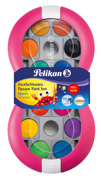 Deckfarbkasten Pelikan SPACE+ 735 magenta, Art.-Nr. 724625 - Paterno B2B-Shop Deckfarbkasten Pelikan SPACE+ 735 magenta, Art.-Nr. 724625 - Paterno B2B-Shop