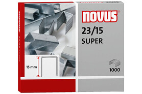 Heftklammern Novus 23/15 Stahldraht, Art.-Nr. 0420044 - Paterno B2B-Shop