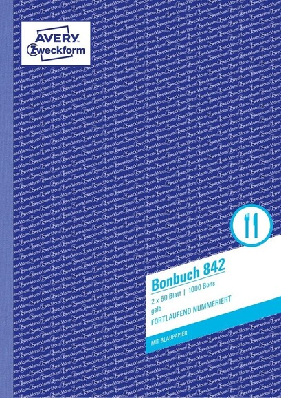 Bonbuch ZWF A4, Art.-Nr. 0842ZWF - Paterno B2B-Shop