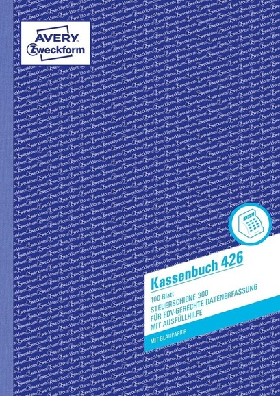 Kassabuch für EDV A4 hoch, Art.-Nr. 0426ZWF - Paterno B2B-Shop