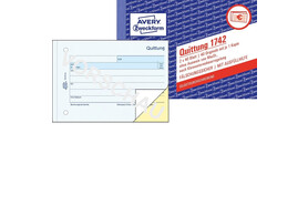 Quittung Kleinuntern. A6 SD 2x40 Blatt, Art.-Nr. 1742ZWF - Paterno B2B-Shop
