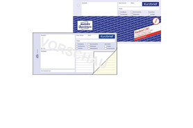Kurzbrief selbstdurchschreibend 2x40 BLatt, Art.-Nr. 1741ZWF - Paterno B2B-Shop