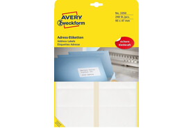 Adressetiketten 95 x 47 mm, Schreibmaschine, Art.-Nr. 3350ZWF - Paterno B2B-Shop