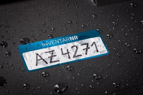 Inventar-Etiketten ZWF 50x20mm, blau, Art.-Nr. 6906ZWF - Paterno B2B-Shop