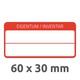 Inventar-Etiketten ZWF 60x30mm, rot, Art.-Nr. 6904ZWF - Paterno B2B-Shop Inventar-Etiketten ZWF 60x30mm, rot, Art.-Nr. 6904ZWF - Paterno B2B-Shop