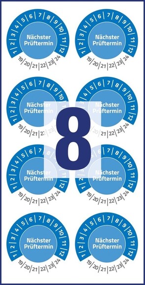 Prüfplaketten ZWF 2024 30mm,, Art.-Nr. 6988 - Paterno B2B-Shop